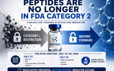 Many Peptides Are No Longer in FDA Category 2